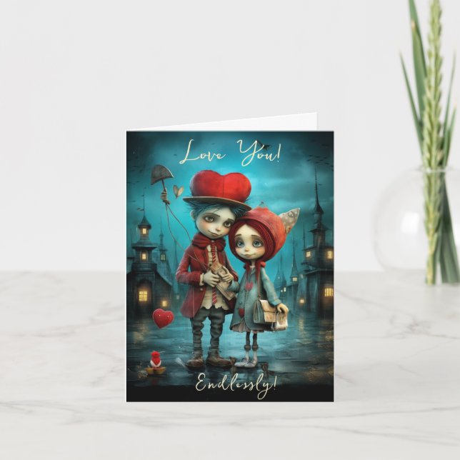 De Remerciements Carte Love You (Devant)