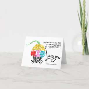 De Remerciements Carte Love YouSNE Mouse Plot Note