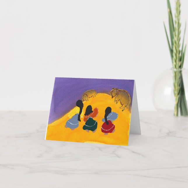 De Remerciements Carte magique Buffalo (Devant)