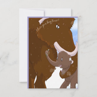 De Remerciements Carte Mammoth pour la fête des mères