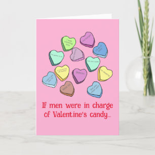 De Remerciements Carte Manly Valentine Candy