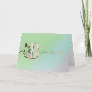 De Remerciements Carte mémoire étoile la plus brillante