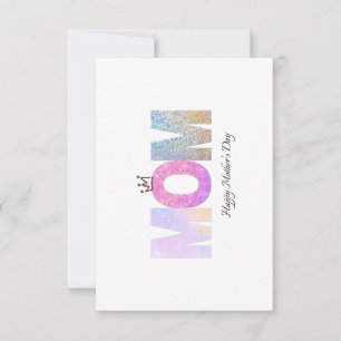 De Remerciements carte mère heureuse