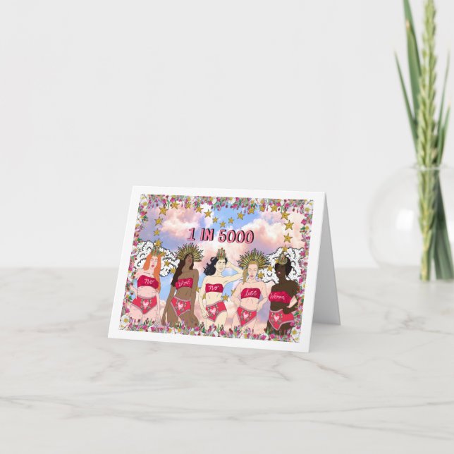 De Remerciements Carte MRKH No Womb Pas Moins Femme (Devant)