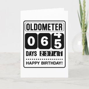 De Remerciements Carte Oldometer 65e anniversaire