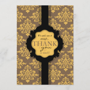 De Remerciements Carte OR Damas TY 2