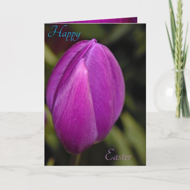 De Remerciements Carte Pâques Tulip (Devant)
