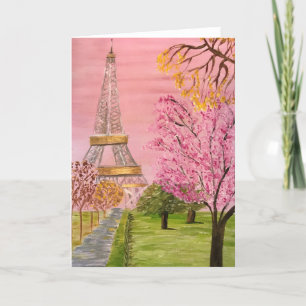 De Remerciements Carte Paris Dream Note