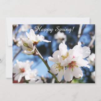 De Remerciements Carte personnalisable Joyeux Printemps