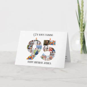 De Remerciements Carte photo d'anniversaire 95 ans