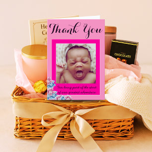De Remerciements Carte photo Doula avec nouveau-né Naissance pers