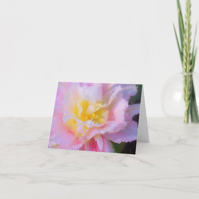 De Remerciements Carte photo florale (Devant)