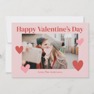 De Remerciements Carte photo rose pour la Saint-Valentin