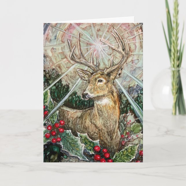 De Remerciements Carte pliée "Christmas Star" (Devant)