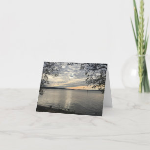 De Remerciements Carte Potomac River Sunset Note