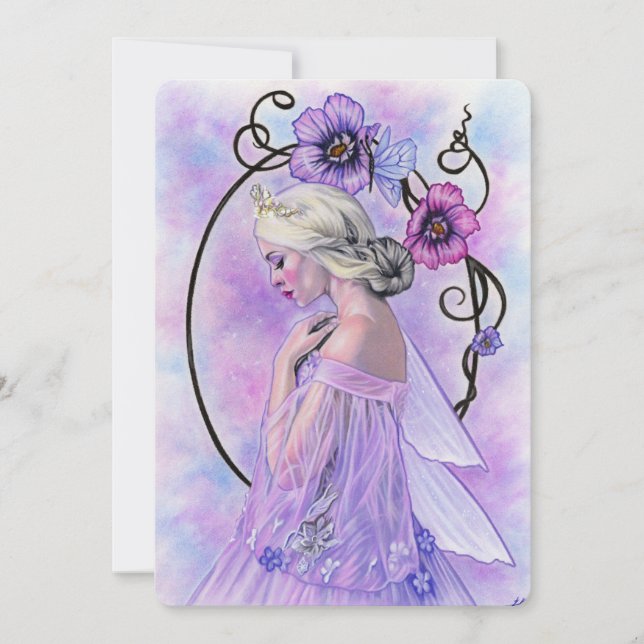 De Remerciements Carte pour notes Art nouveau (Devant)