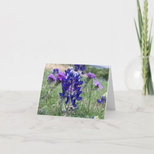 De Remerciements Carte pour notes du Texas Bluebonnets