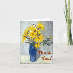 De Remerciements Carte pour notes "Merci" des tournesols