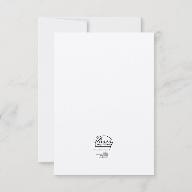 De Remerciements Carte pour notes photo floral vierge modifié (Dos)