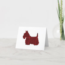 Carte pour notes Scotty Dog