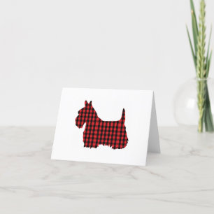 De Remerciements Carte pour notes Scotty Dog