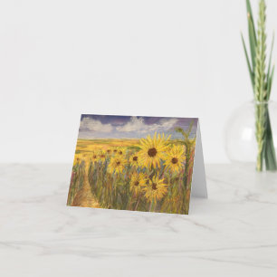De Remerciements Carte pour notes - "Tournesols pour l'Ukraine"