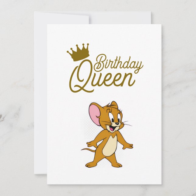 De Remerciements Carte Queen Anniversaire (Devant)