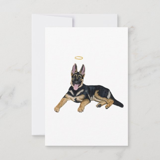 De Remerciements Carte Rainbow Chien Sympathy Card (Devant)