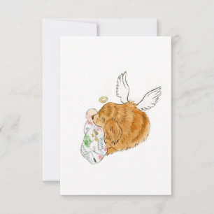De Remerciements Carte Rainbow Chien Sympathy Card
