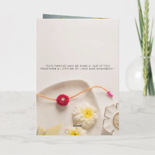 De Remerciements Carte Raksha Bandhan
