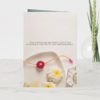 De Remerciements Carte Raksha Bandhan
