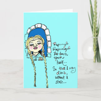 De Remerciements Carte Rapunzel