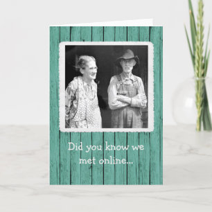 De Remerciements Carte Rencontrée en ligne...Anniversaire