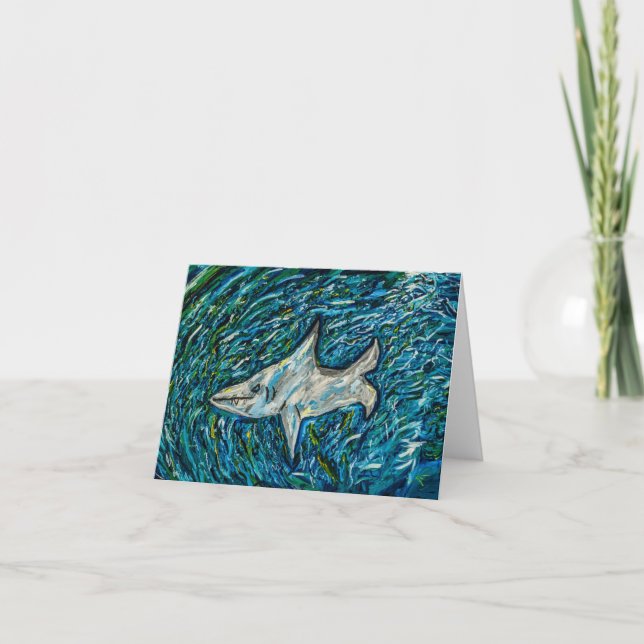 De Remerciements Carte requin (Devant)
