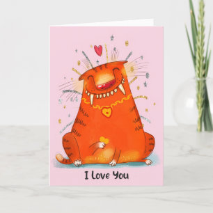 De Remerciements Carte Saint Valentin à maman du chat