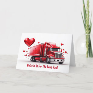De Remerciements Carte Saint-Valentin pour camionneurs