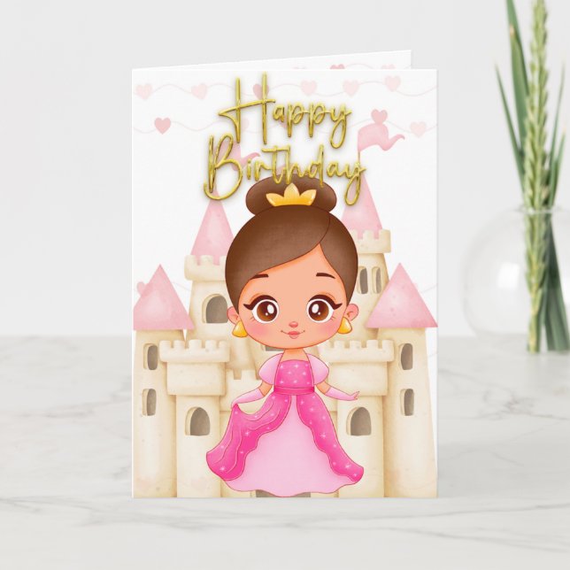 De Remerciements Carte Saint Valentin - Princesse (Devant)