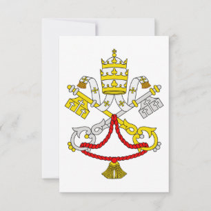 De Remerciements Carte Sainte Armes du Vatican