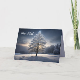 DE REMERCIEMENTS CARTE SPÉCIALE MOM & PÈRE NOËL