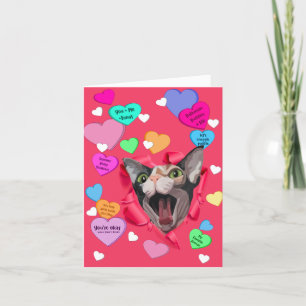 De Remerciements Carte Sphynx Valentine