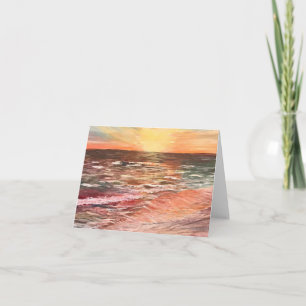 De Remerciements Carte Sunrise Glisser Note