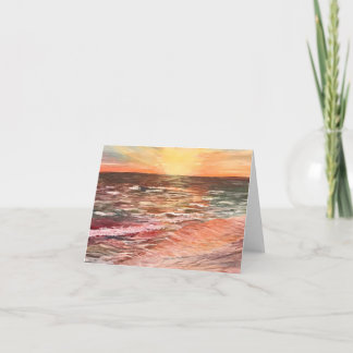 De Remerciements Carte Sunrise Glisser Note