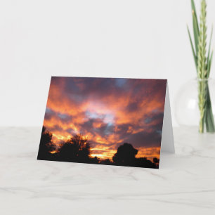 De Remerciements Carte Sunset Arizona