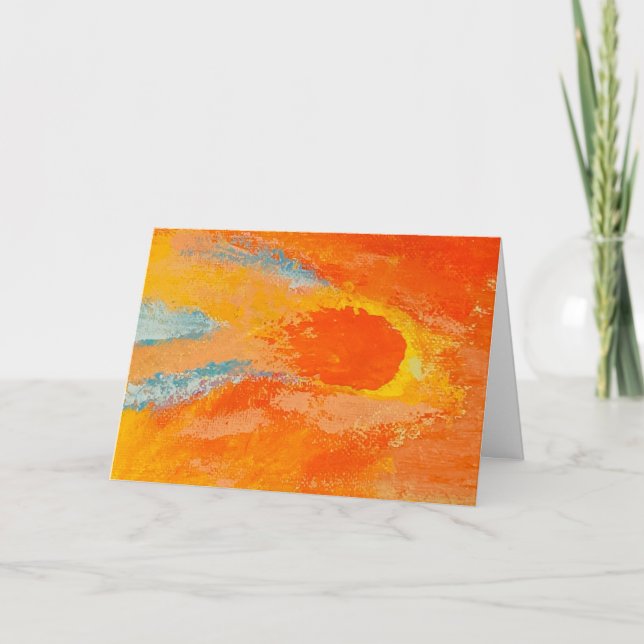 De Remerciements Carte Sunset pour toutes occasions (Devant)