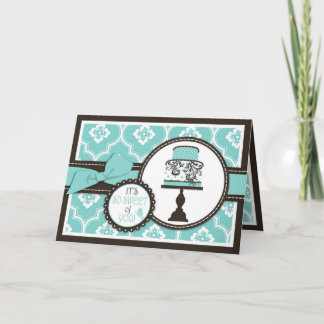 De Remerciements Carte Sweet Cake TY Turq