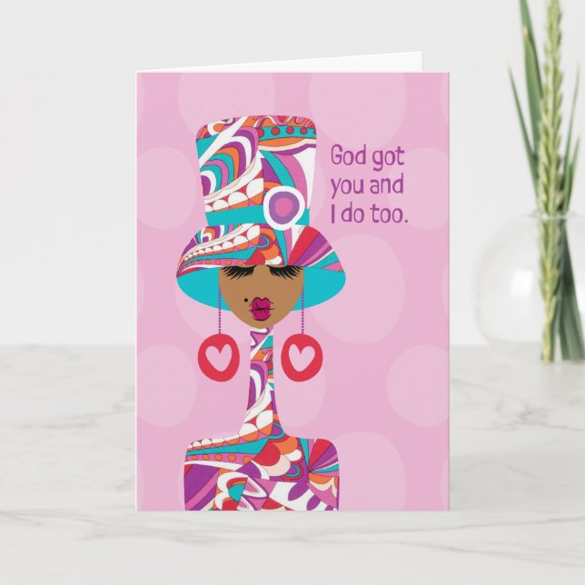 De Remerciements Carte Sympathy - Dieu vous a eu et moi aussi (Devant)