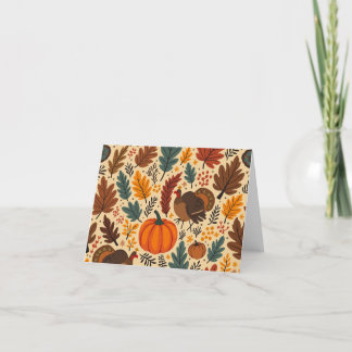 De Remerciements Carte Thanksgiving