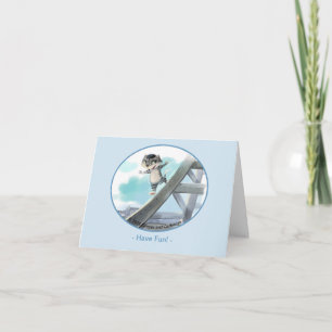 De Remerciements Carte Tour Eiffel - Amusement (Diverses Tailles)