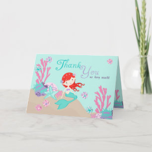De Remerciements Carte TY Little Mermaid 2 Auburn