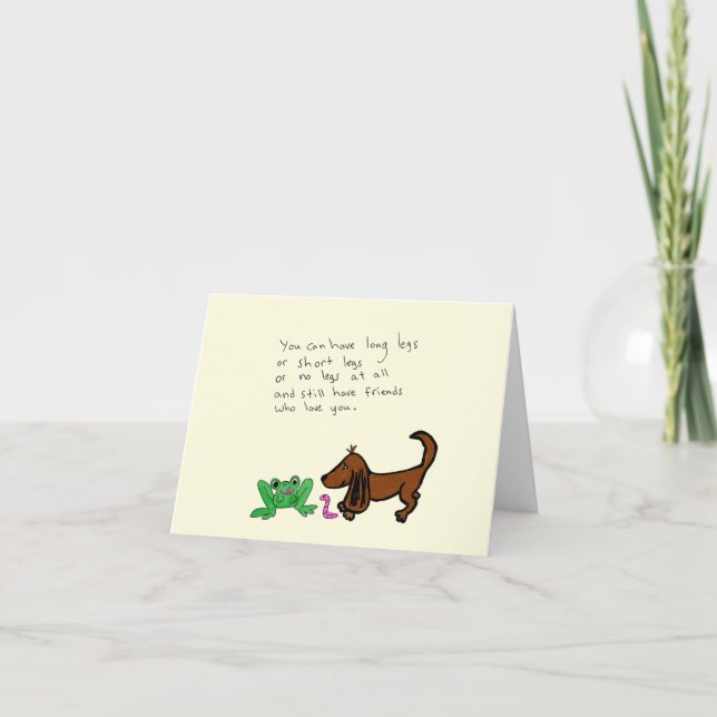 De Remerciements Carte "Un ami qui vous aime" (Devant)